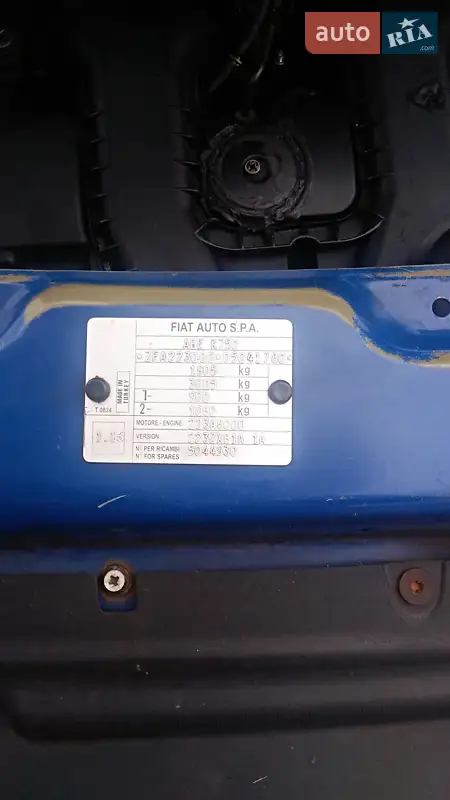Fiat Doblo 2001 VIN ZFA22300005041780 фото оголошення 22 з 67