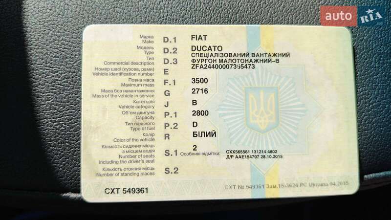 Грузовой фургон Fiat Ducato 2006 в Одессе