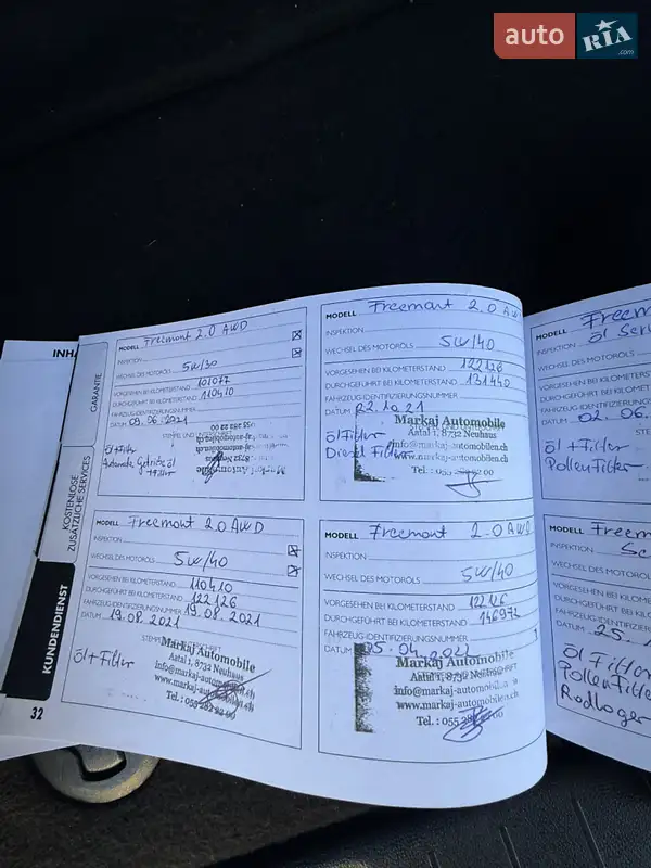 Позашляховик / Кросовер Fiat Freemont 2014 в Львові документ 3 фото Позашляховик / Кросовер Fiat Freemont 2014 в Львові документ