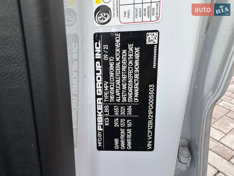 Позашляховик / Кросовер Fisker Ocean 2023 в Луцьку