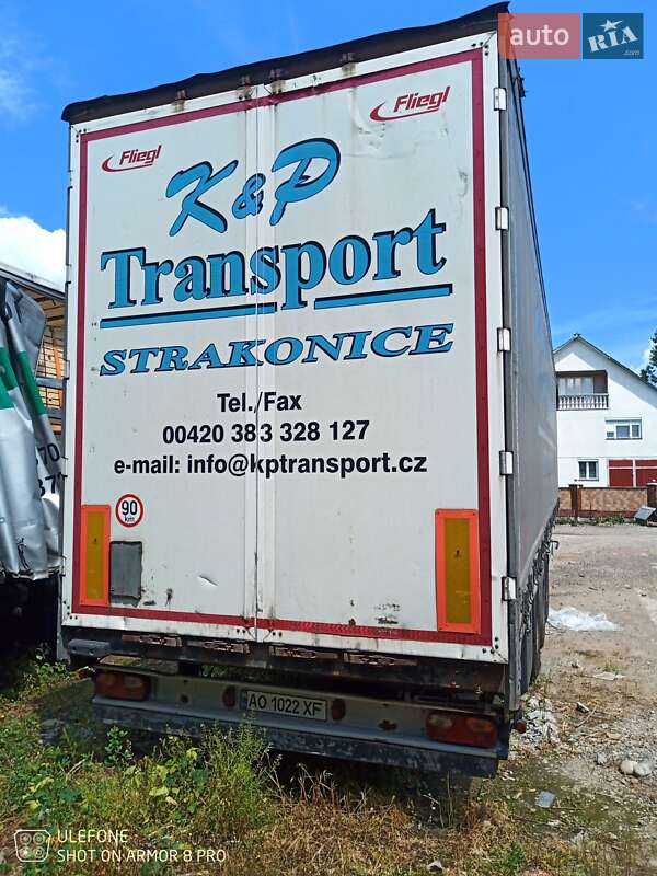 Тентованный борт (штора) - прицеп Fliegl SDS 350 2010 в Тячеве фото 2 Тентованный борт (штора) - прицеп Fliegl SDS 350 2010 в Тячеве