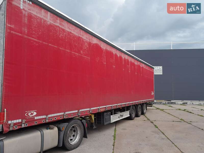 Тентованный борт (штора) - полуприцеп Fliegl SDS 350 2014 в Ужгороде