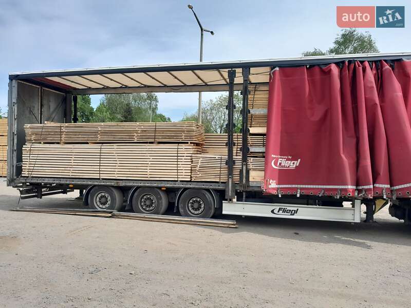 Тентованный борт (штора) - полуприцеп Fliegl SDS 350 2014 в Ужгороде
