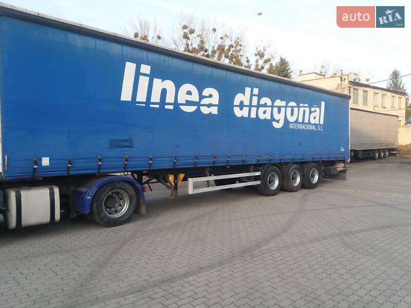 Тентованный борт (штора) - полуприцеп Fliegl SDS 350 2005 в Львове