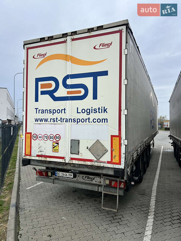 Тентований борт (штора) - напівпричіп Fliegl SDS 2014 в Львові