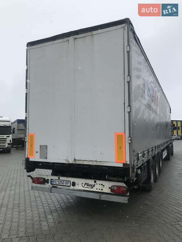 Тентованный борт (штора) - полуприцеп Fliegl SDS 2008 в Львове фото 3 Тентованный борт (штора) - полуприцеп Fliegl SDS 2008 в Львове