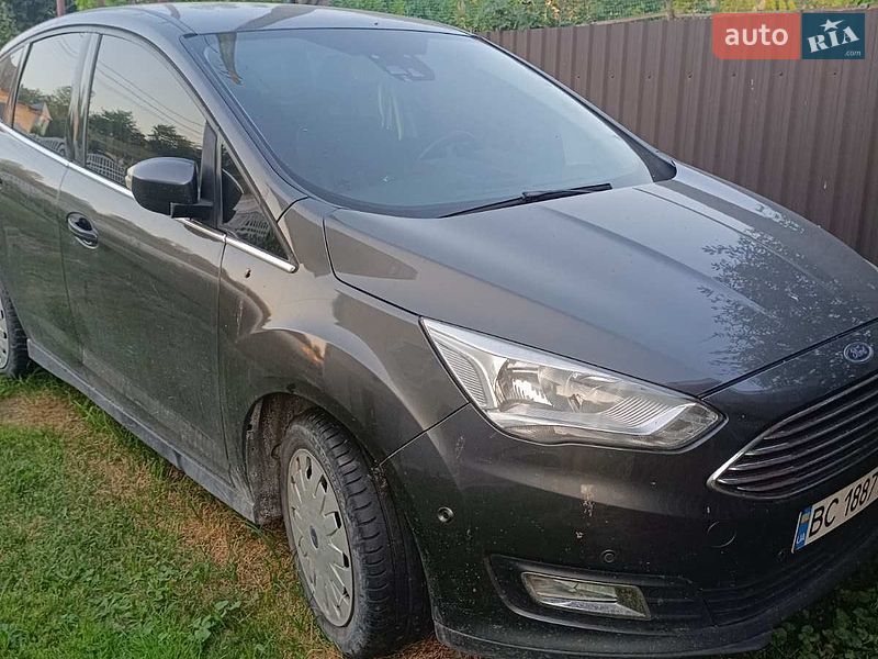 2015 Ford C-MAX, VIN WF0VXXGCEVFM43305:plate — фото 1 (autoria)
