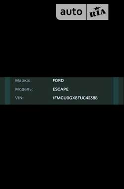 Внедорожник / Кроссовер Ford Escape 2015 в Полтаве