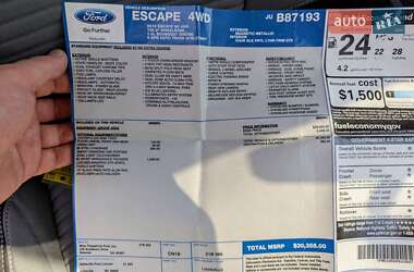Внедорожник / Кроссовер Ford Escape 2018 в 