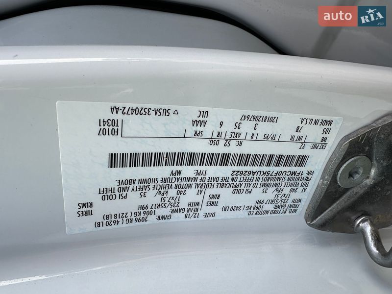 Позашляховик / Кросовер Ford Escape 2018 в Бережанах