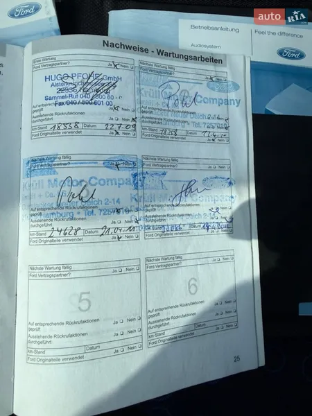 Хэтчбек Ford Fiesta 2008 в Луцке документ
