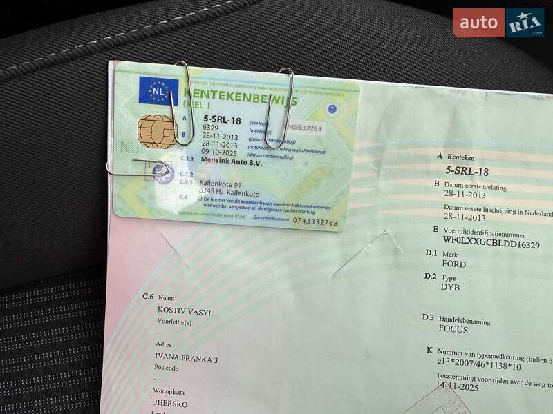 Універсал Ford Focus 2013 в Стрию