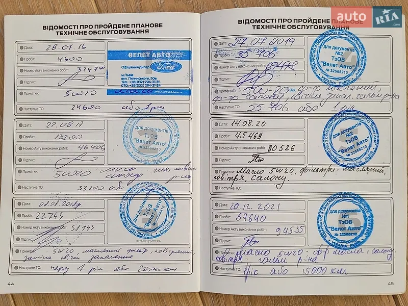 Універсал Ford Focus 2015 в Львові документ