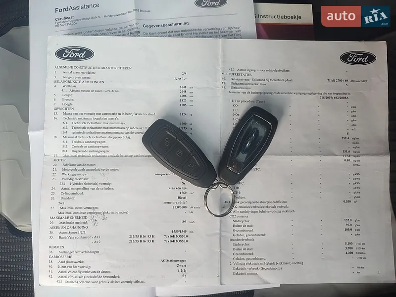 Универсал Ford Focus 2012 в Стрые документ