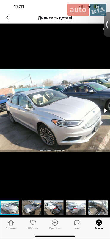 Седан Ford Fusion 2018 в Киеве