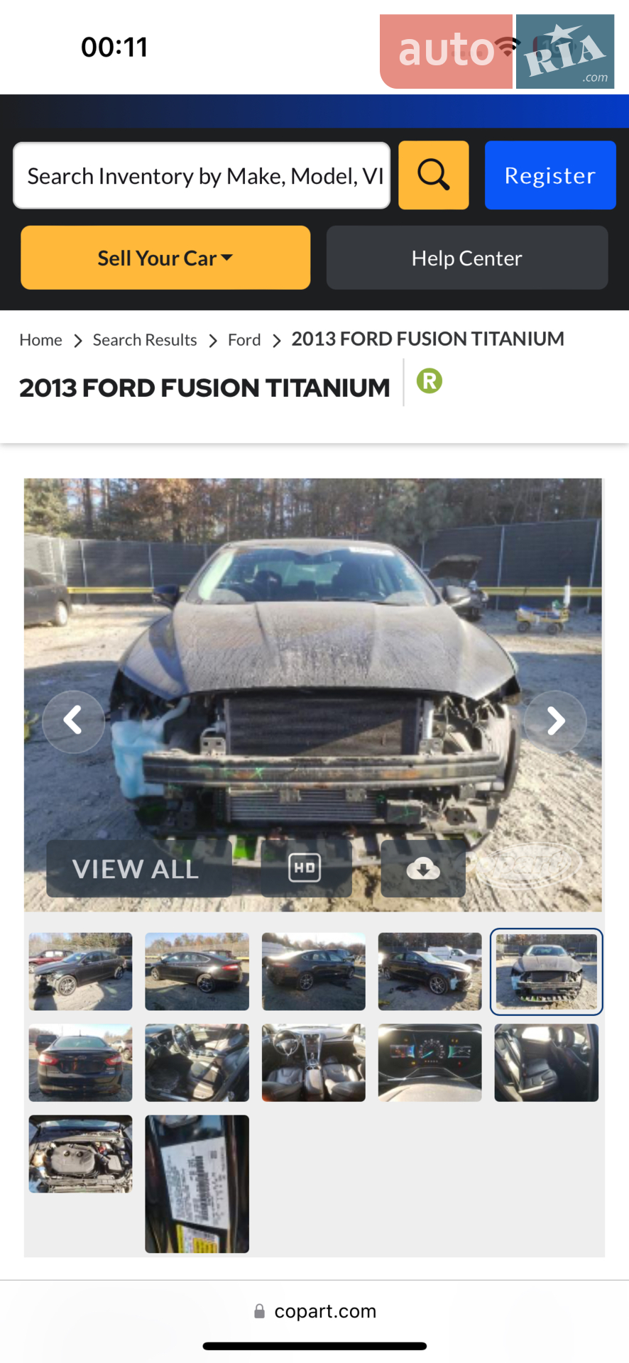 2013 Ford Fusion - мініатюра 13