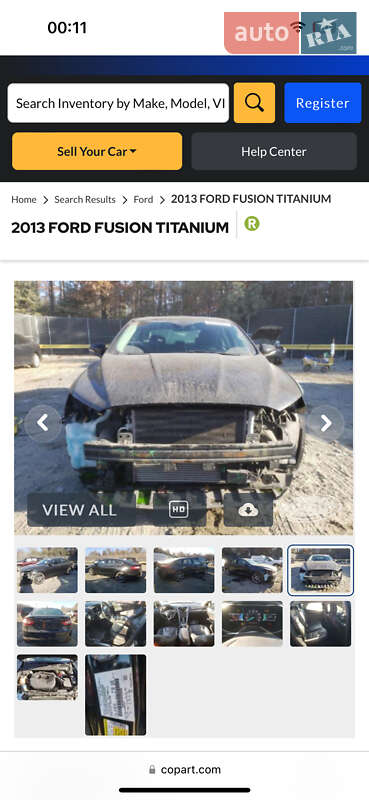 Седан Ford Fusion 2013 в Гайсину