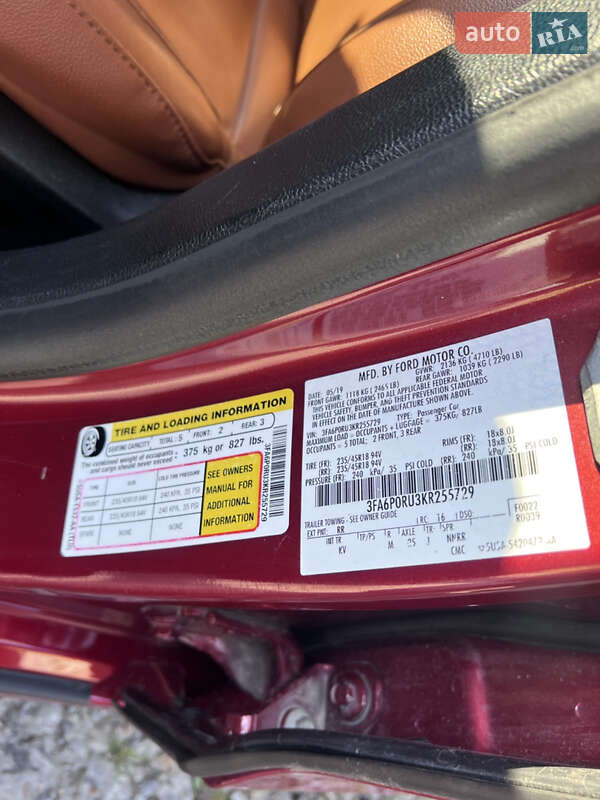 Седан Ford Fusion 2019 в Києві фото 12 Седан Ford Fusion 2019 в Києві