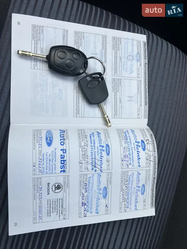 Хэтчбек Ford Fusion 2007 в Виннице документ