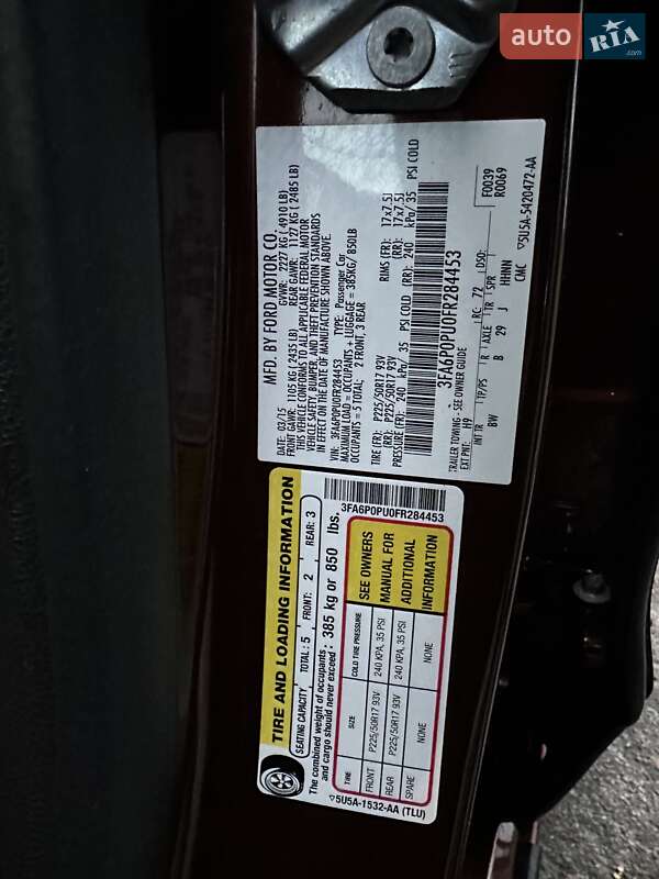 Седан Ford Fusion 2015 в Житомире фото 11 Седан Ford Fusion 2015 в Житомире