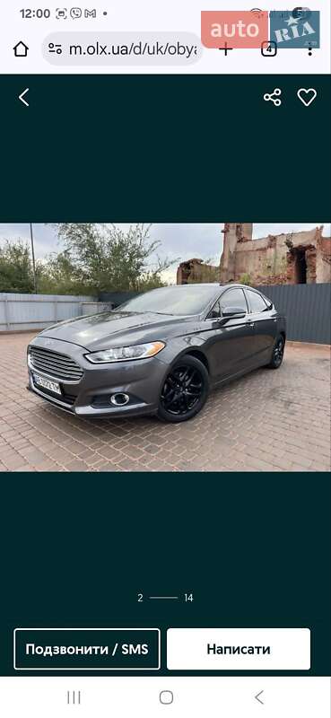 Седан Ford Fusion 2016 в Кривом Роге фото 6 Седан Ford Fusion 2016 в Кривом Роге