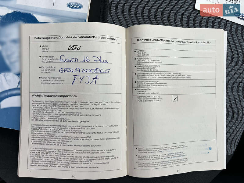 Хетчбек Ford Fusion 2009 в Луцьку