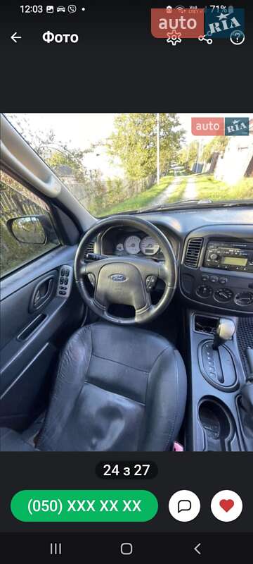 Позашляховик / Кросовер Ford Maverick 2005 в Калуші фото 3 Позашляховик / Кросовер Ford Maverick 2005 в Калуші