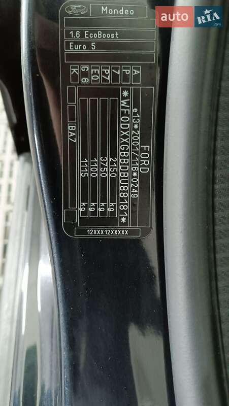 Седан Ford Mondeo 2011 в Києві