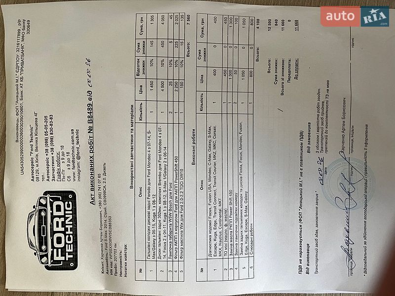 Мінівен Ford S-Max 2014 в Києві