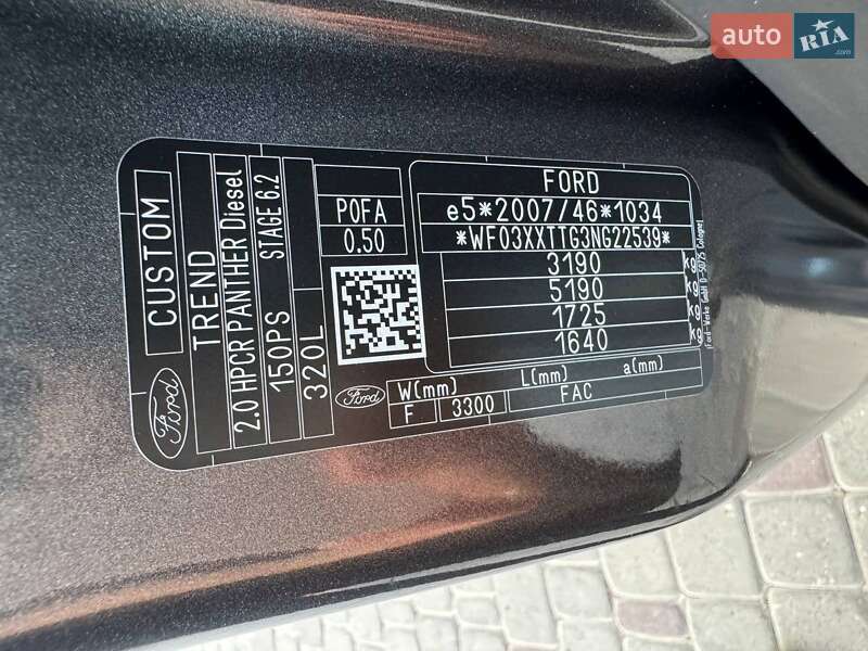 Минивэн Ford Tourneo Custom 2023 в Ровно