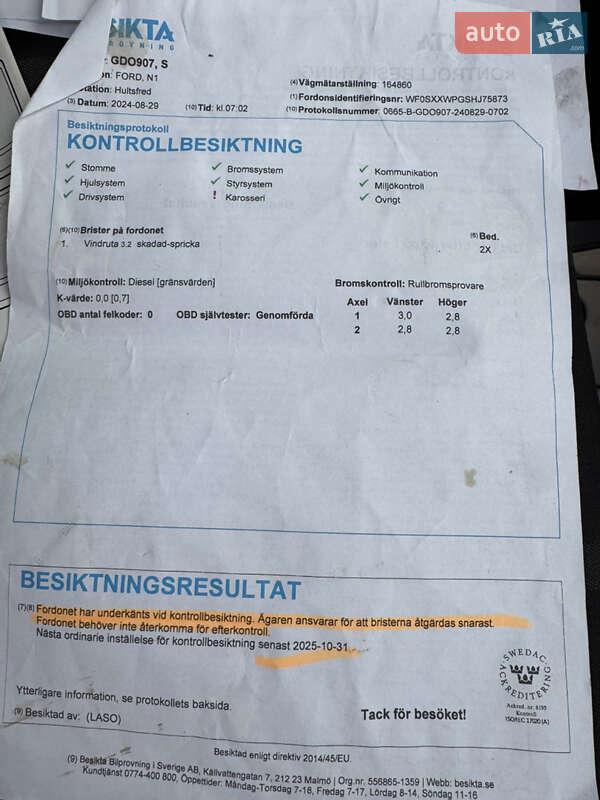 Вантажний фургон Ford Transit Connect 2018 в Луцьку