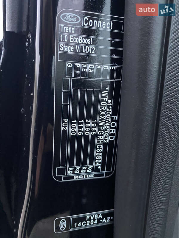 Грузовой фургон Ford Transit Connect 2017 в Радивилове