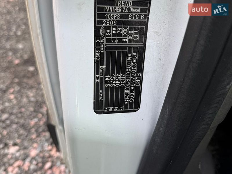 Грузовой фургон Ford Transit Custom 2019 в Киеве