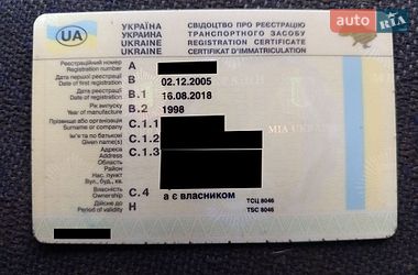 Тентований Ford Transit 1998 в Києві