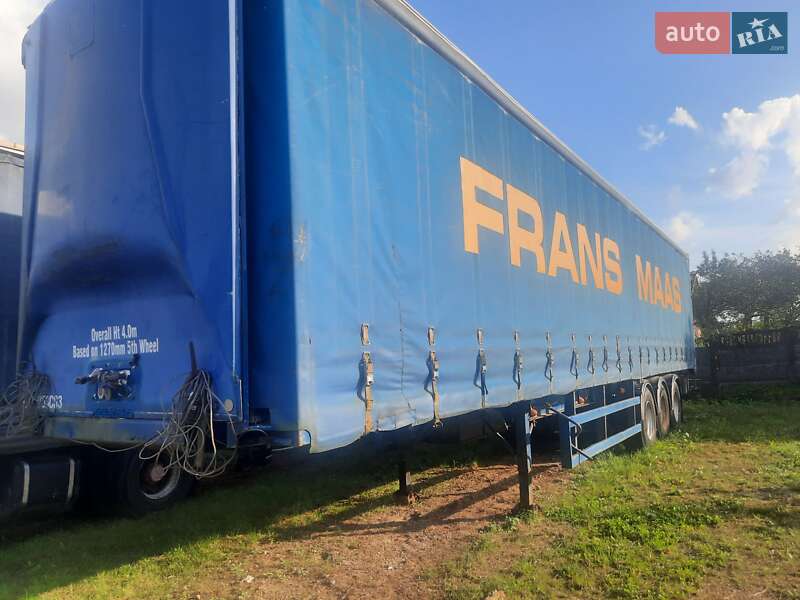 Тентованный борт (штора) - полуприцеп Fruehauf 01Y 1995 в Яворове