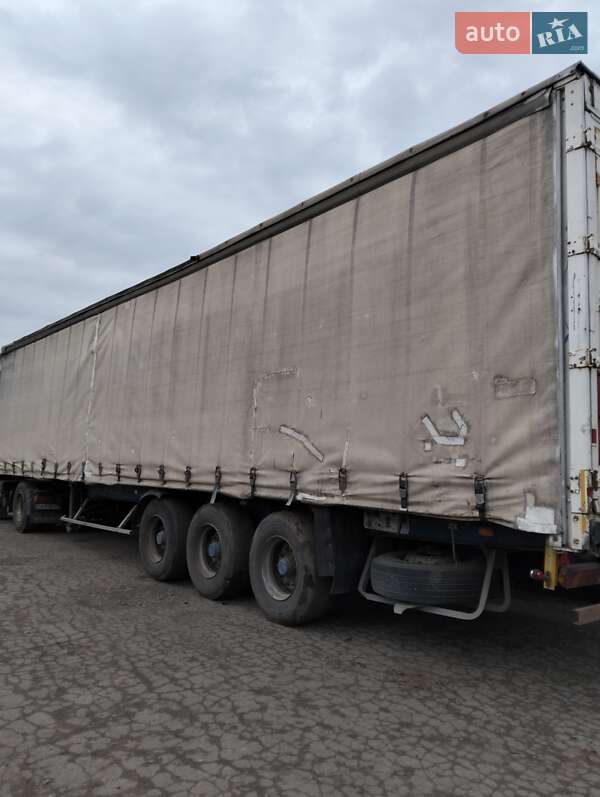 Тентованный борт (штора) - полуприцеп Fruehauf Benalu 2001 в Полтаве