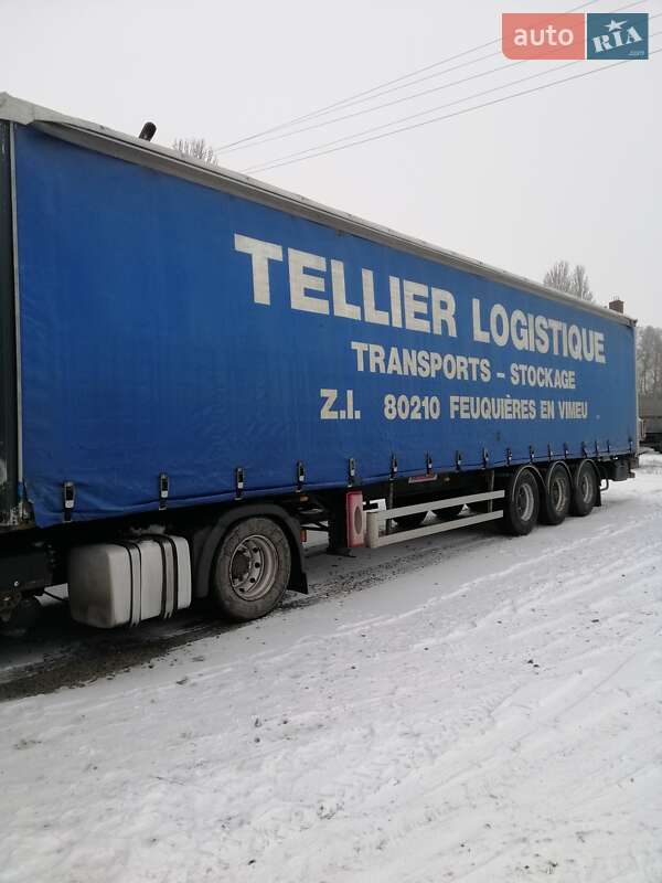 Бортовий напівпричіп Fruehauf SMB 2008 в Вінниці