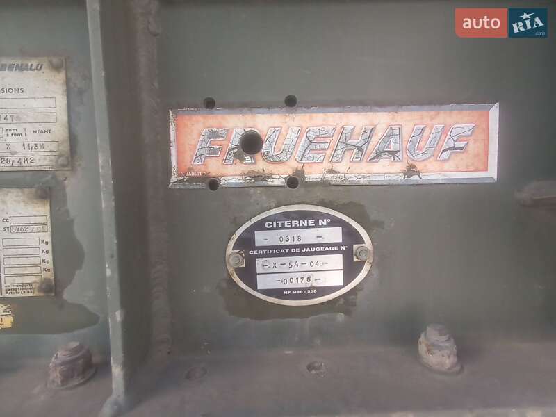 Цистерна полуприцеп Fruehauf T34 1991 в Ужгороде