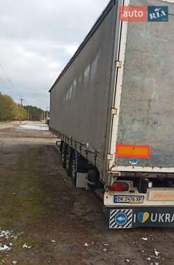 Тентованный борт (штора) - полуприцеп Fruehauf T39 2007 в 
