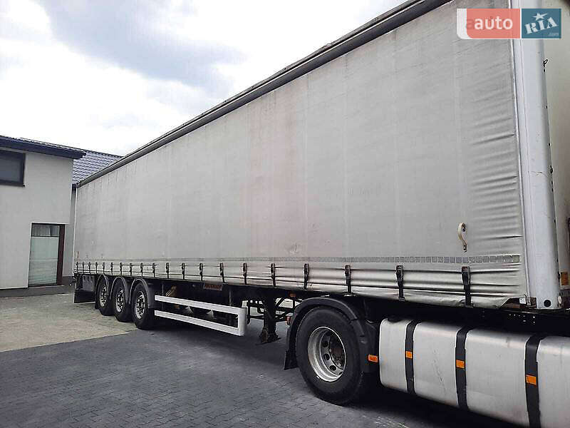 Тентованный борт (штора) - полуприцеп Fruehauf TX 34 2008 в Крыжополе