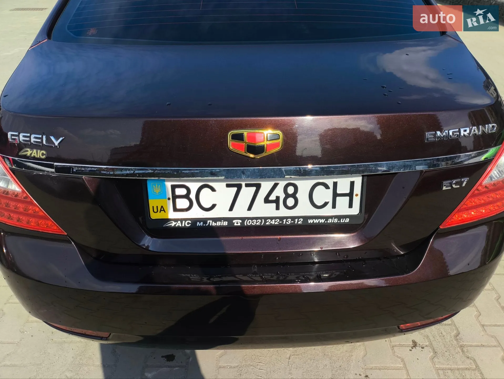 Geely Emgrand 7 (EC7) 2013 VIN L6T7844S3DN022059 фото оголошення 13 з 18