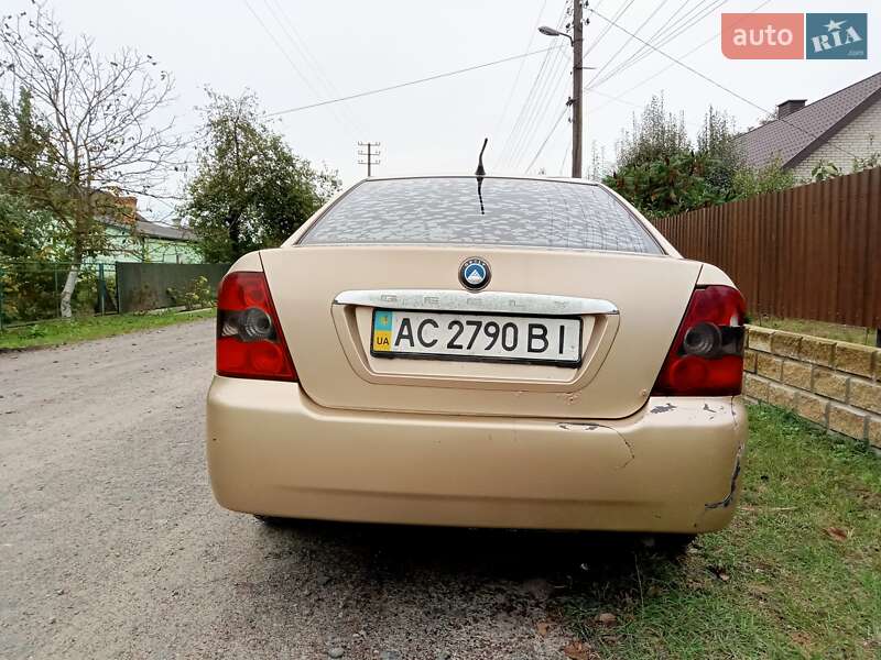 Седан Geely MR 2007 в Турийске