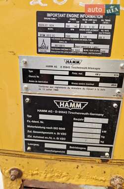 Каток грунтовый Hamm 3518 2002 в 
