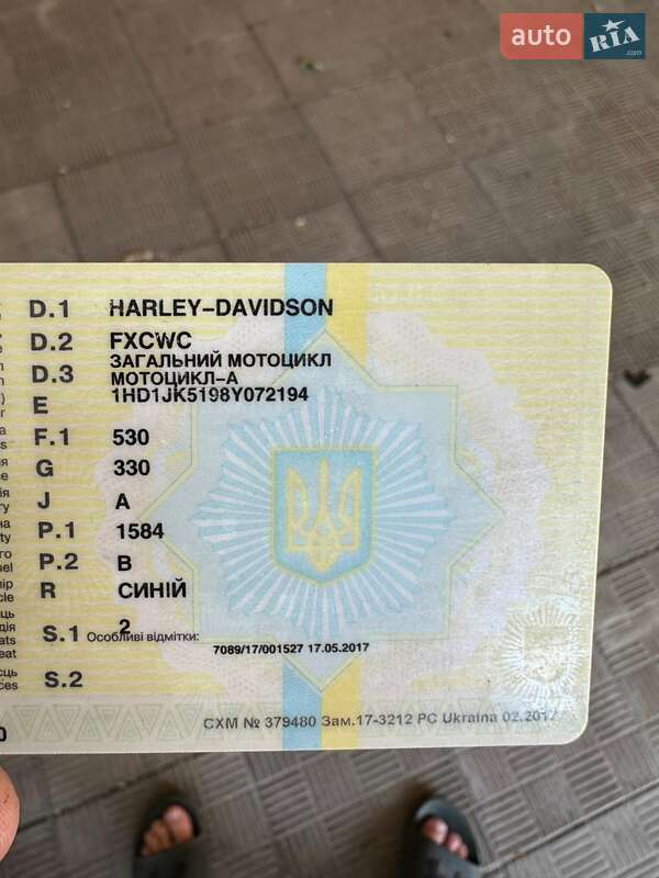 Мотоцикл Кастом Harley-Davidson FXCWC 2008 в Харкові