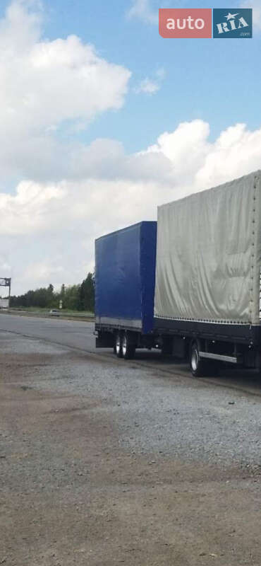 Тентований борт (штора) - прицеп Hirth ATH-20 1991 в Баранівці