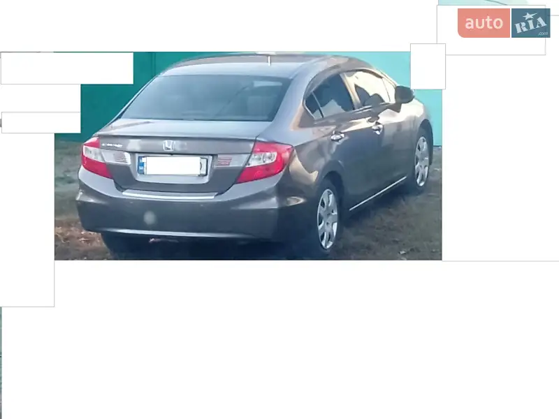 Седан Honda Civic 2012 в Шполі документ