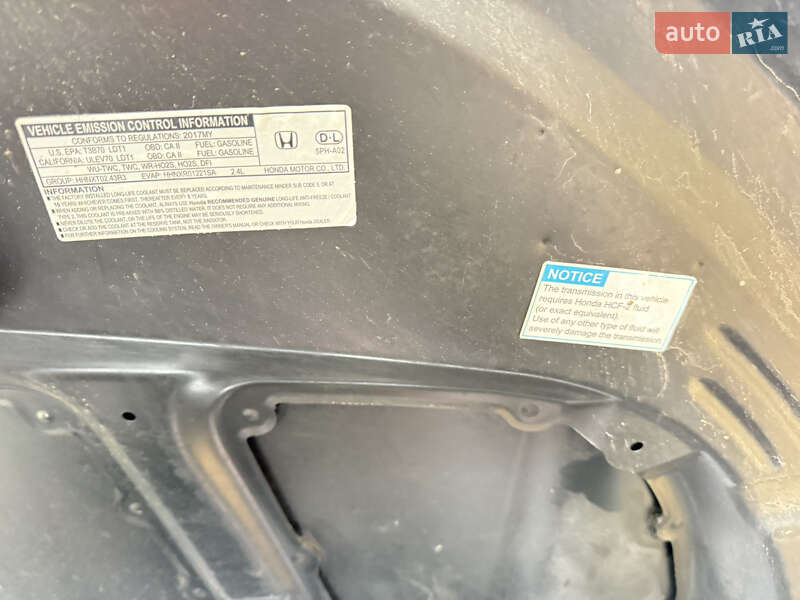 Позашляховик / Кросовер Honda CR-V 2017 в Чернігові фото 47 Позашляховик / Кросовер Honda CR-V 2017 в Чернігові