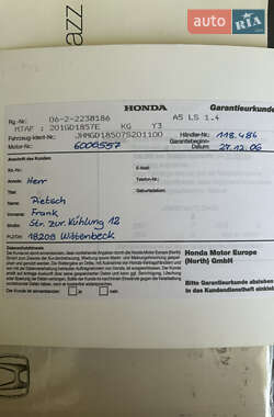 Хэтчбек Honda Jazz 2006 в 