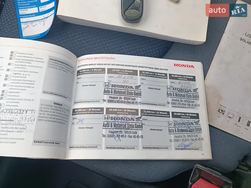 Хетчбек Honda Jazz 2003 в Львові документ