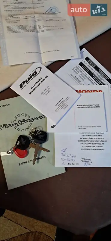 Мотоцикл Спорт-туризм Honda ST 1300 Pan European 2006 в Нежине документ